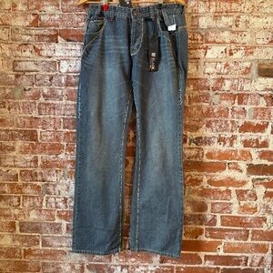 Black premium low rise boot jeans